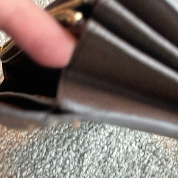 Authentic LOUIS VUITTON Damier Ebene Portefeuille Sarah Long Wallet - Picture 8 of 12